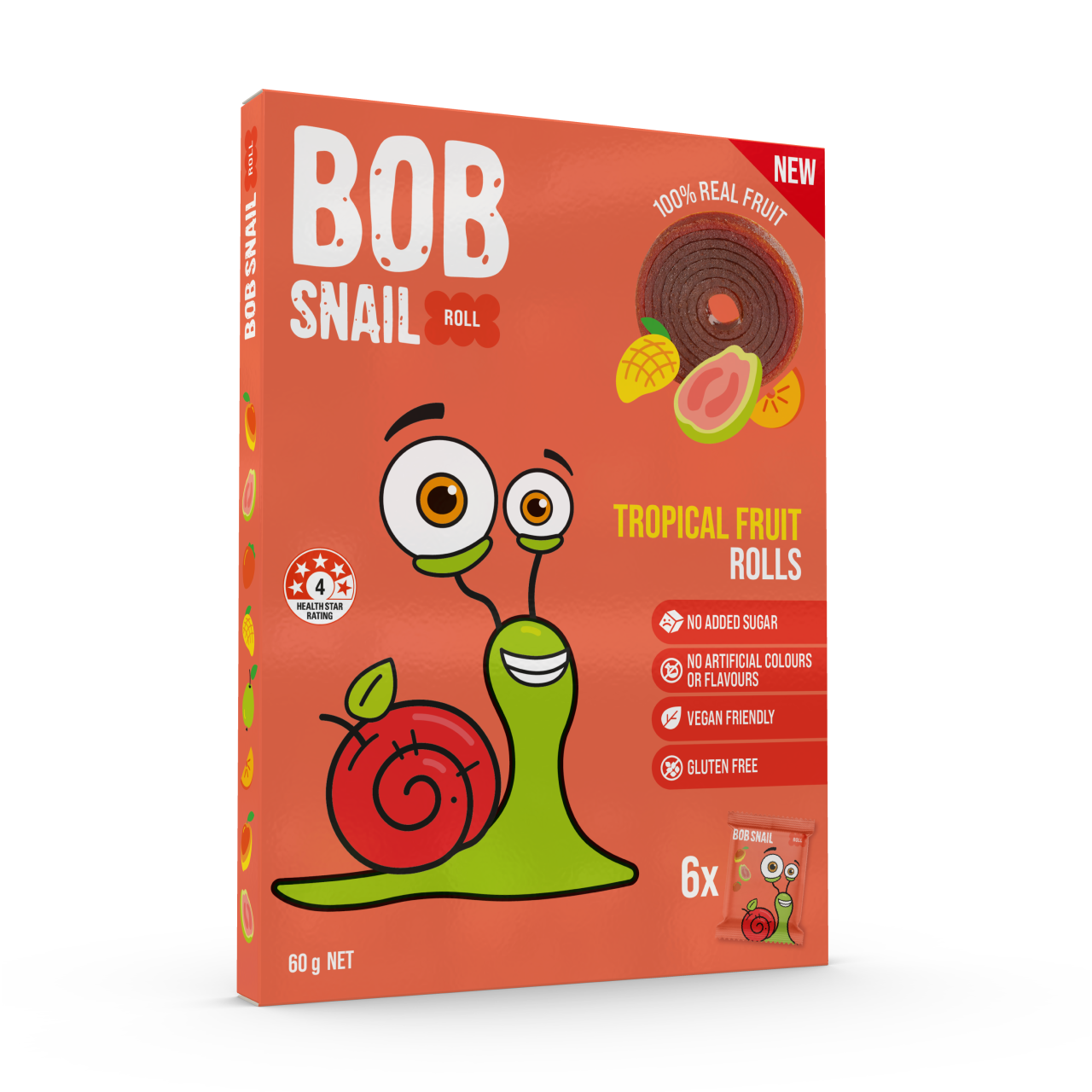 MANGO-PERSIMMON-GUAVA TROPICAL FRUIT ROLLS