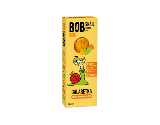 GALARETKA O SMAKU JABŁKO-MANGO-DYNIA Z NASIONAMI CHIA