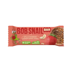 Baton owocowo-orzechowy „Jabłko-truskawka-nerkowce-chrupki z komosy ryżowej” 35g