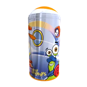 Metalowy tubus-domek