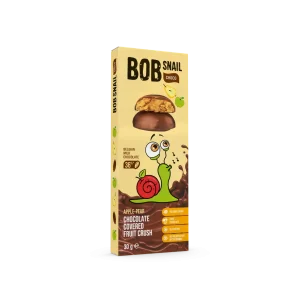 Umplutură de mere-pere învelită în ciocolată cu lapte 30g