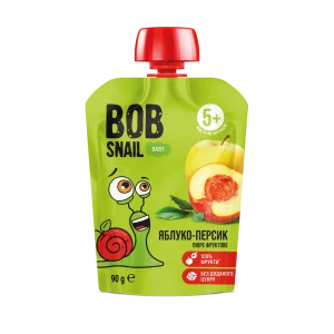 Дитяче пюре “Яблуко-Персик” для дітей від 5 місяців