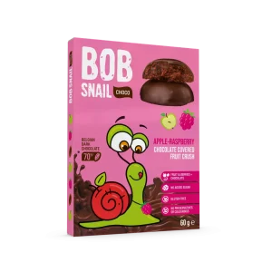 Фруктово-ягідні цукерки в чорному шоколаді (Choco Crush) “Яблуко-Малина” 60г