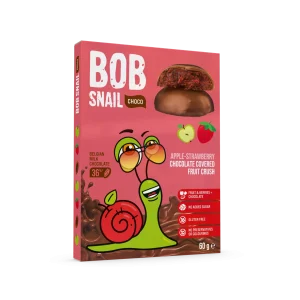 Фруктово-ягідні цукерки у молочному шоколаді (Choco Crush) “Яблуко-Полуниця” 60г