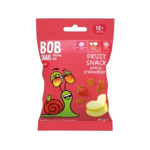 Фруктові снеки (Fruit Snack) з 12 місяців “Яблуко-Полуниця” 40г