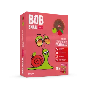 Фруктові роли “Яблуко-Полуниця” 100г